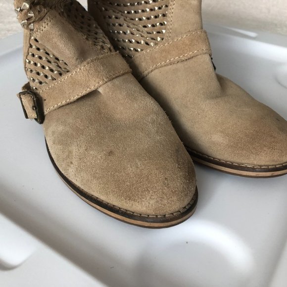 Bershka BSK Womens Suede Spring Summer Boots  Size 40 EU/9.5 US - Picture 8 of 12